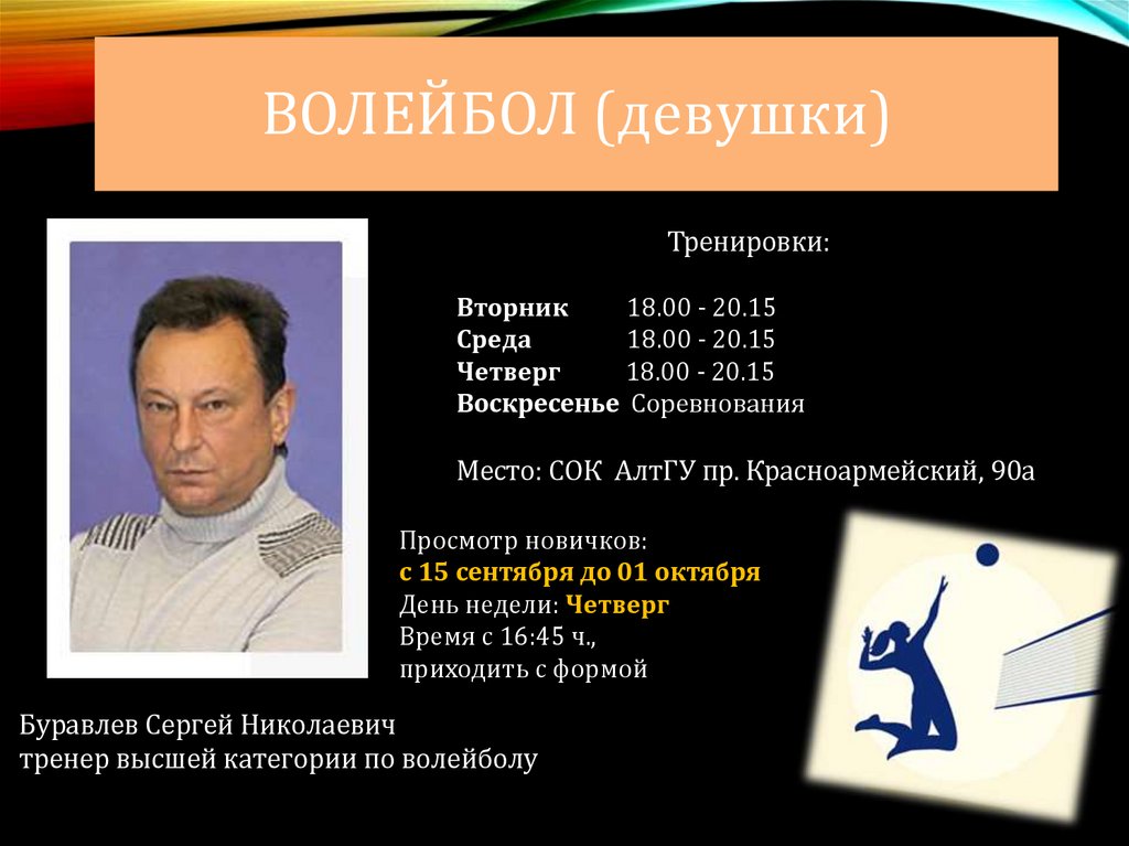 Волейбол (девушки)