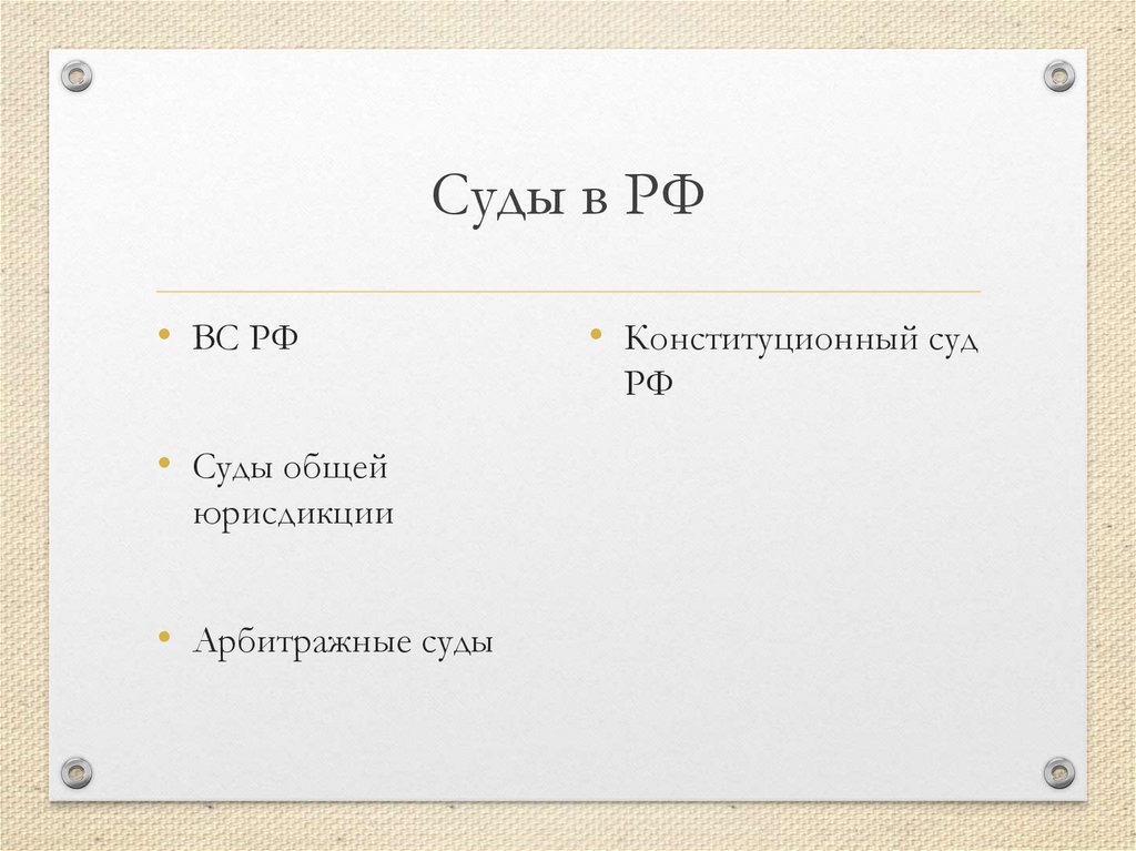Суды в РФ