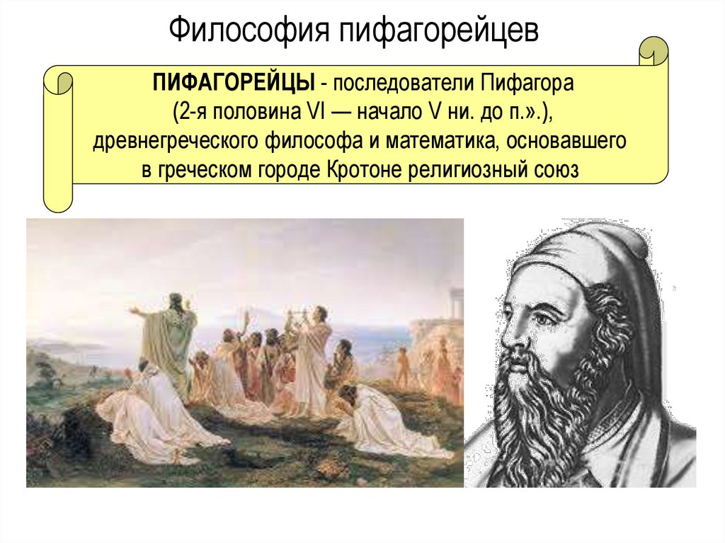 Философия пифагорейцев