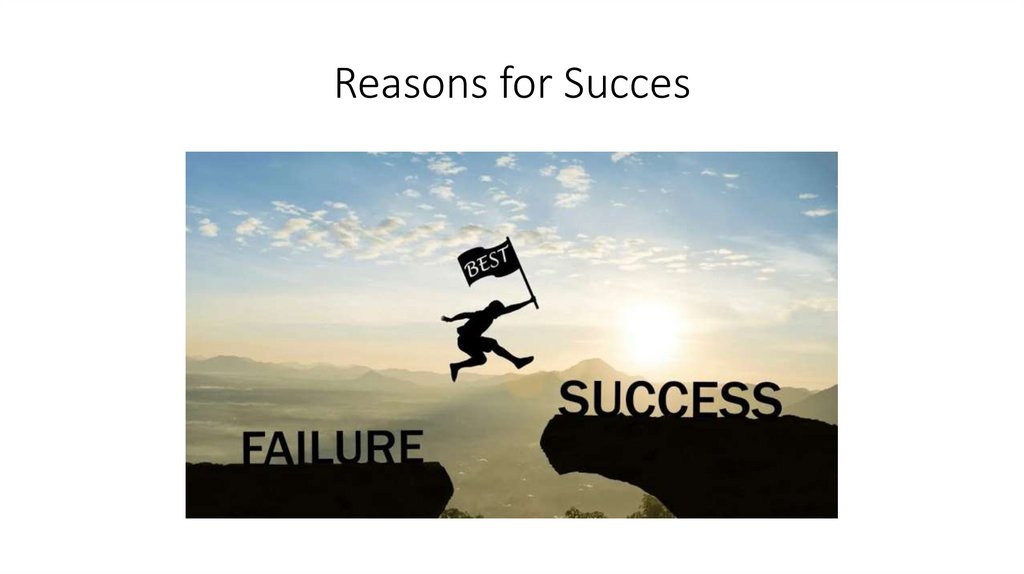 Reasons for Succes