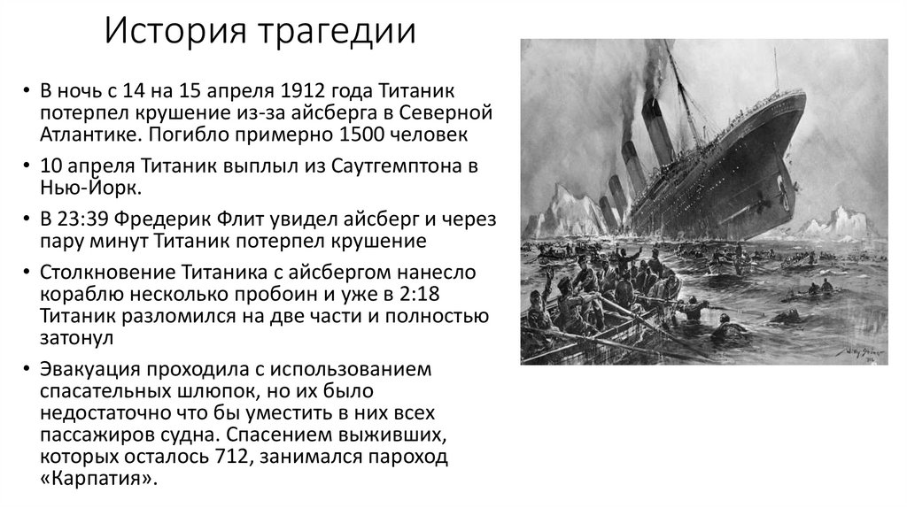 История трагедии