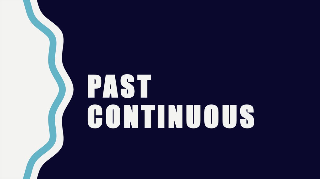Past Continuous