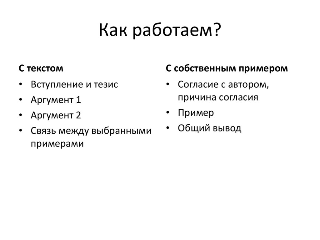 Как работаем?
