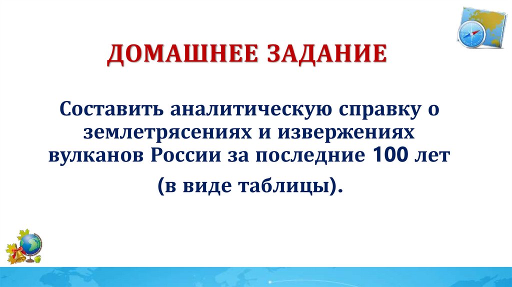 Домашнее задание