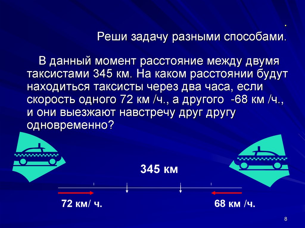 . Реши задачу разными способами.