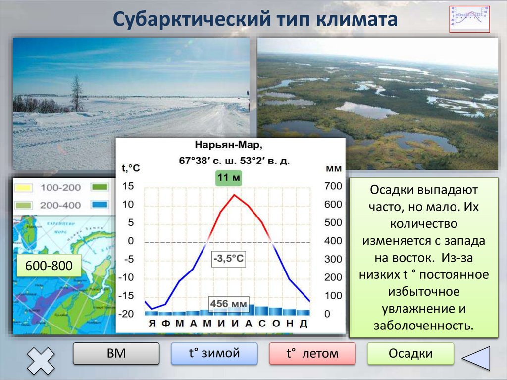 Субарктический тип климата
