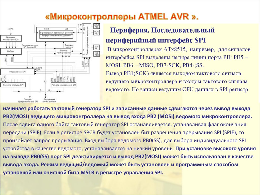 «Микроконтроллеры ATMEL AVR ».