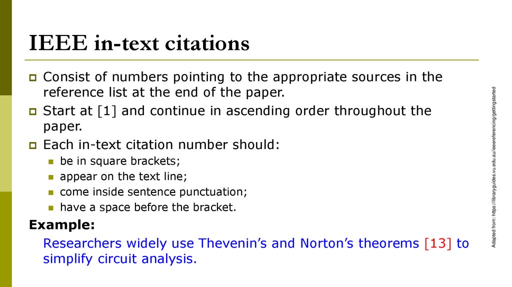 IEEE in-text citations