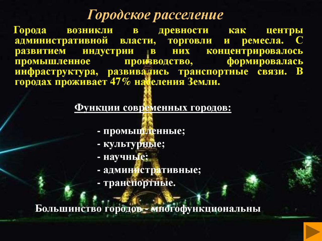 Городское расселение