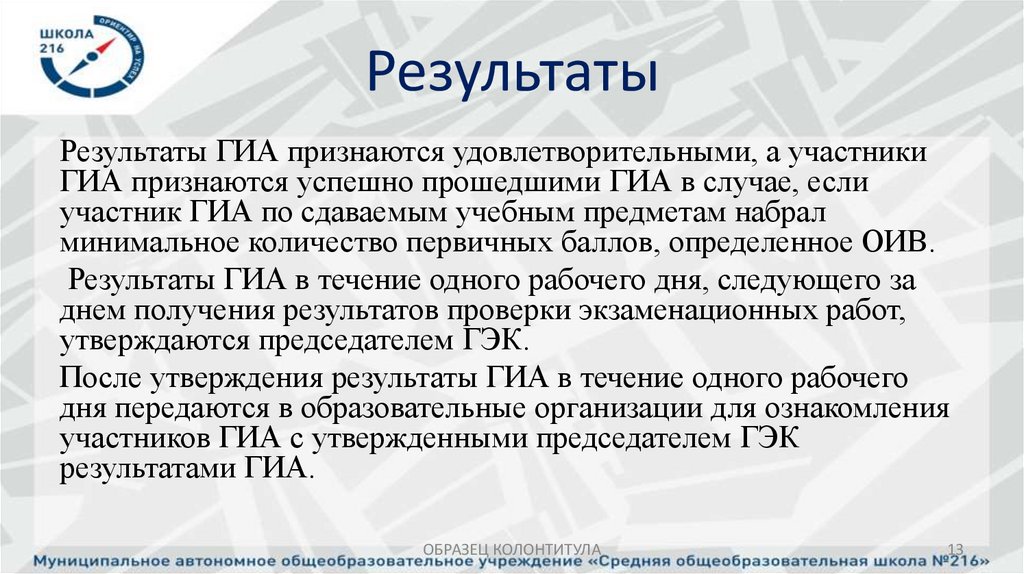 Результаты