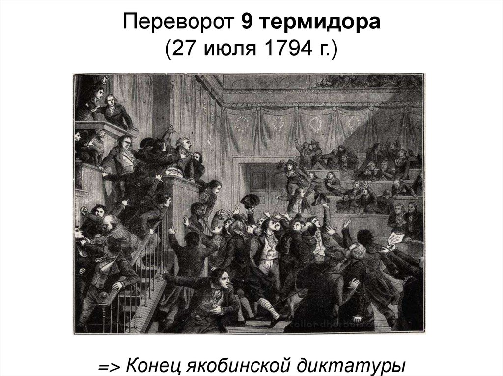 Переворот 9 термидора (27 июля 1794 г.)