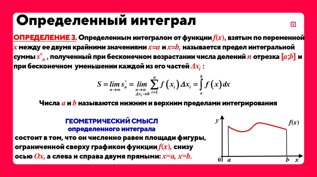 Определенный интеграл