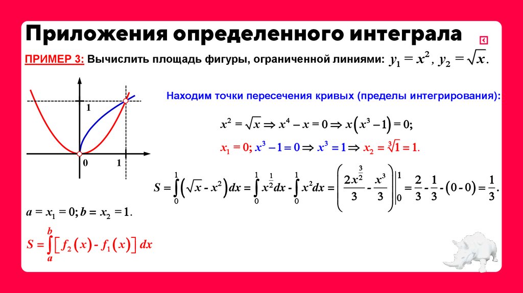 Приложения определенного интеграла