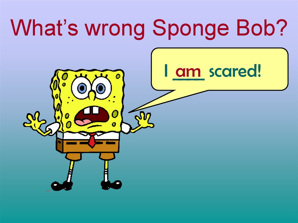 What’s wrong Sponge Bob?