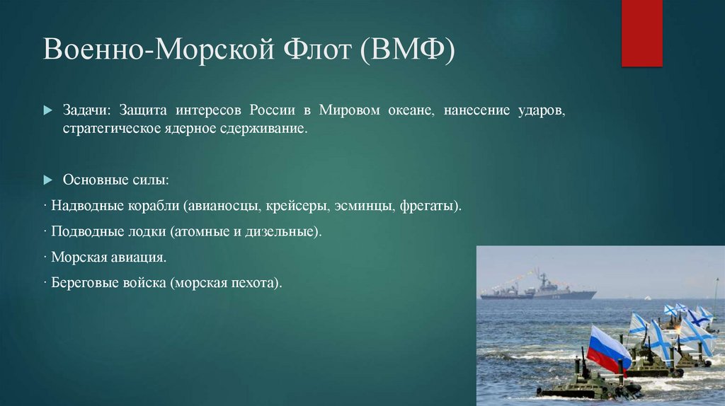 Военно-Морской Флот (ВМФ)