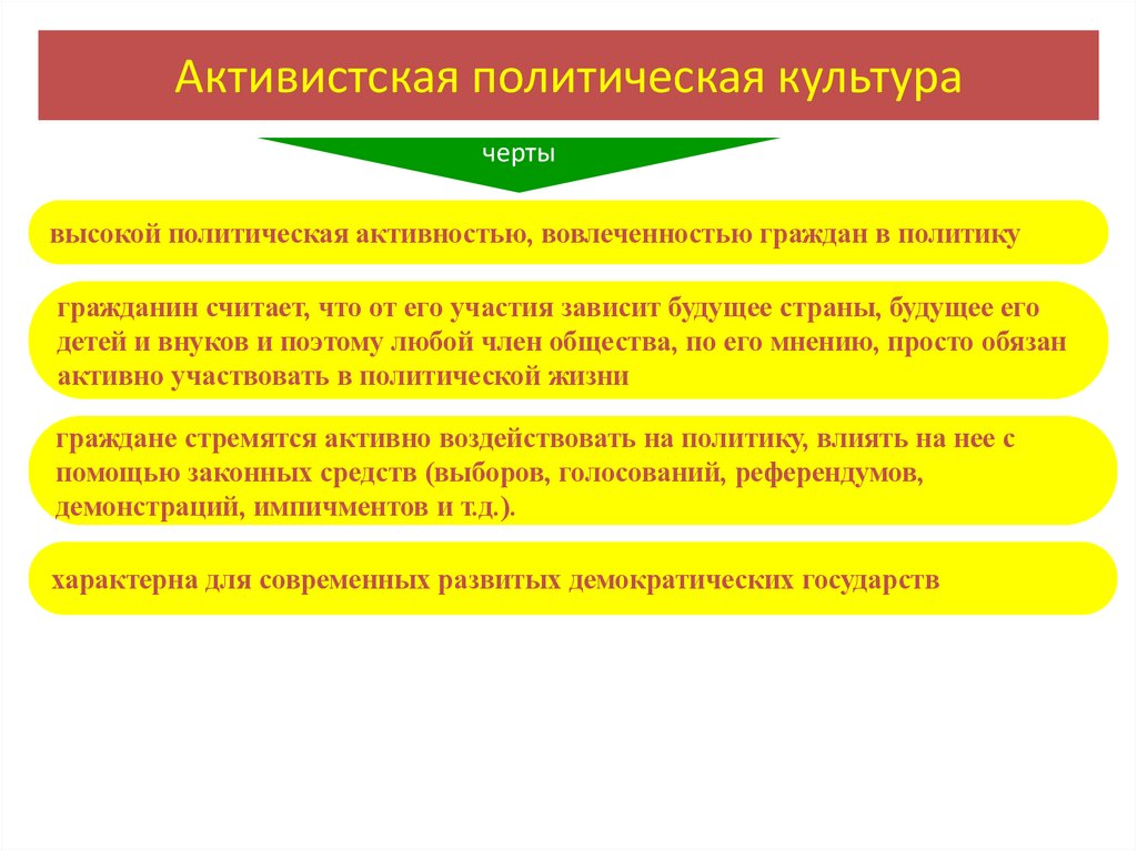 Активистская политическая культура