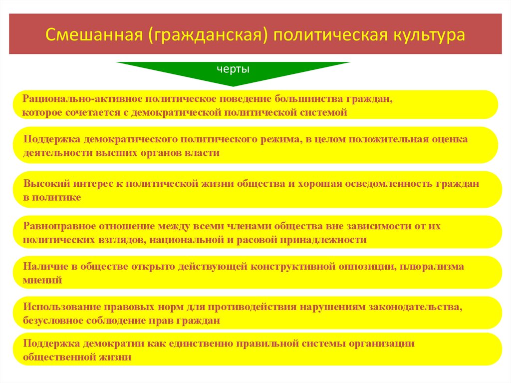 Смешанная (гражданская) политическая культура
