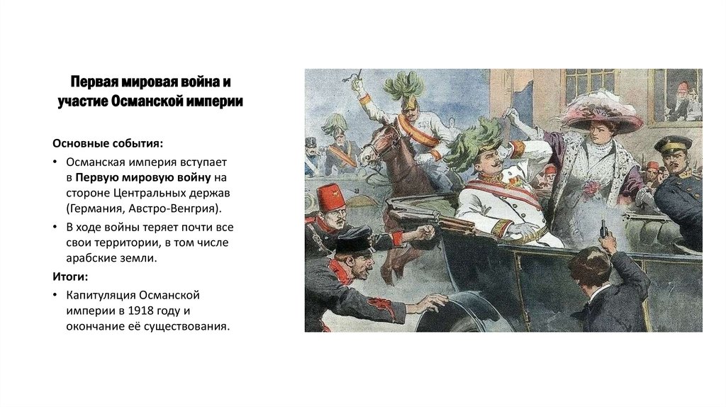 Первая мировая война и участие Османской империи