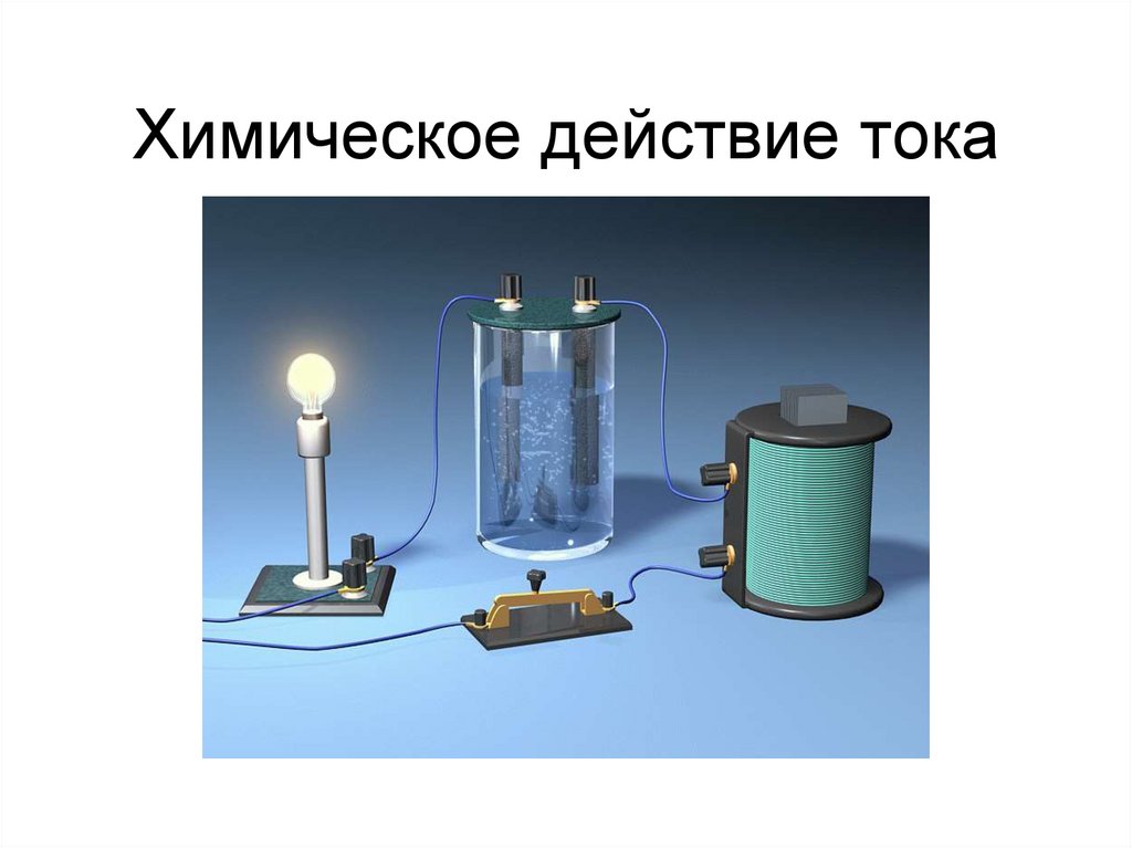 Химическое действие тока