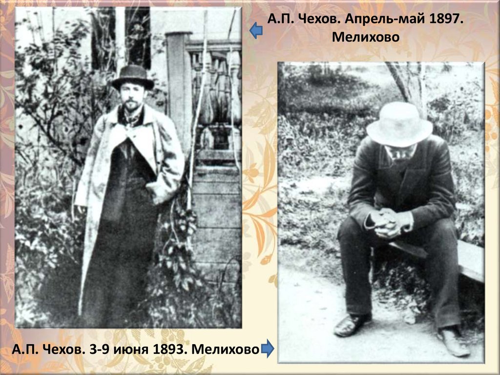 А.П. Чехов. Апрель-май 1897. Мелихово