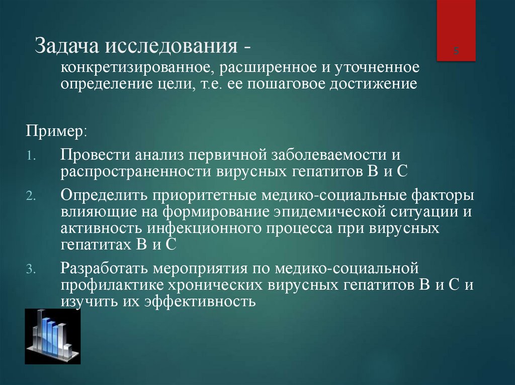 Задача исследования -