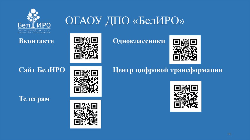 ОГАОУ ДПО «БелИРО»