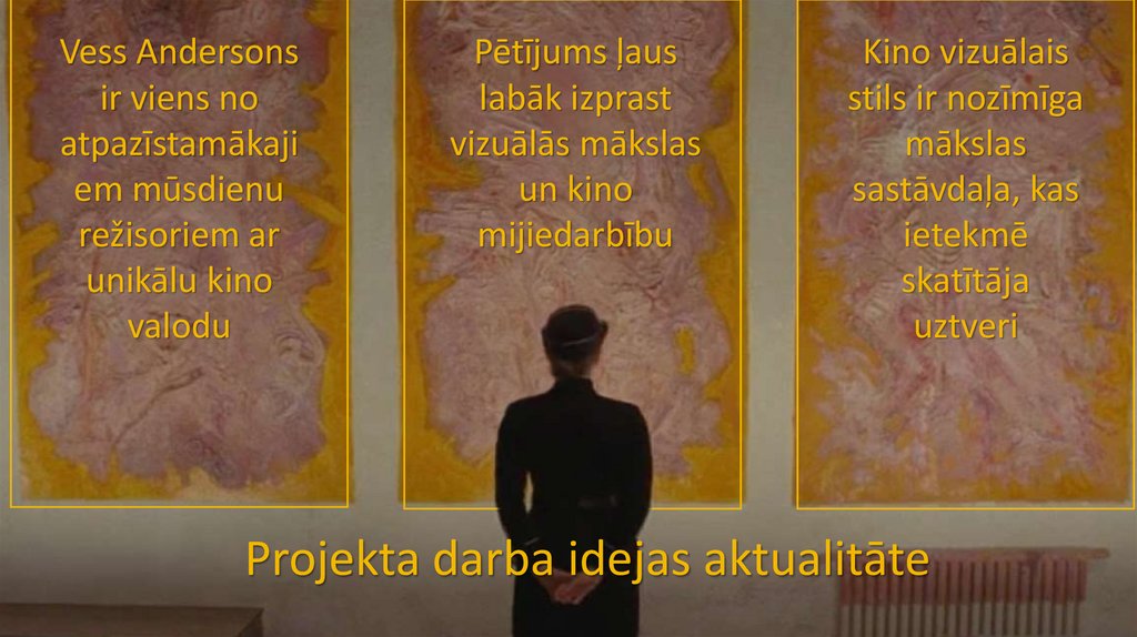 Projekta darba idejas aktualitāte