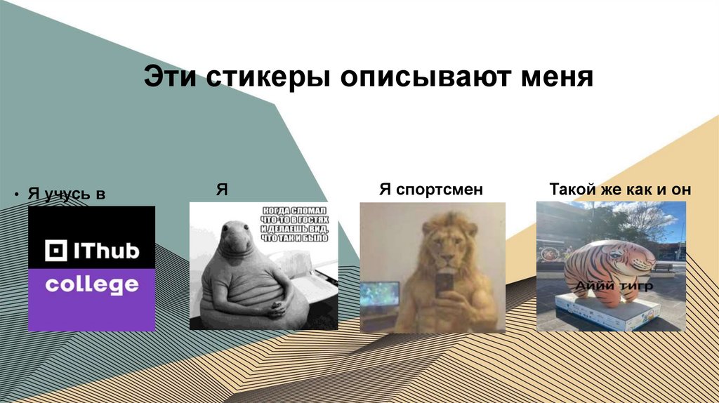 Эти стикеры описывают меня