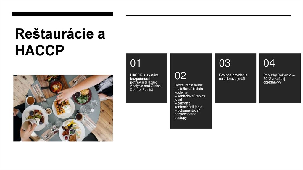 Reštaurácie a HACCP
