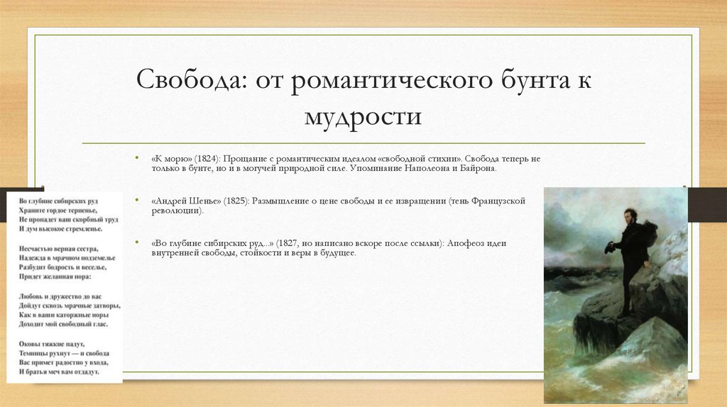 Свобода: от романтического бунта к мудрости