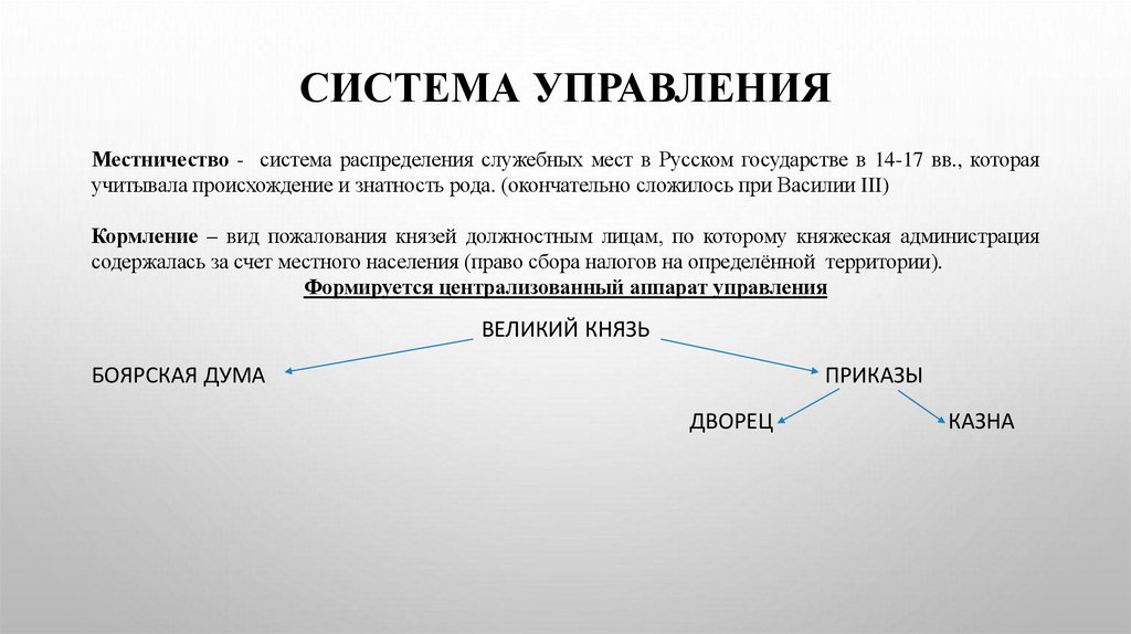 Система управления