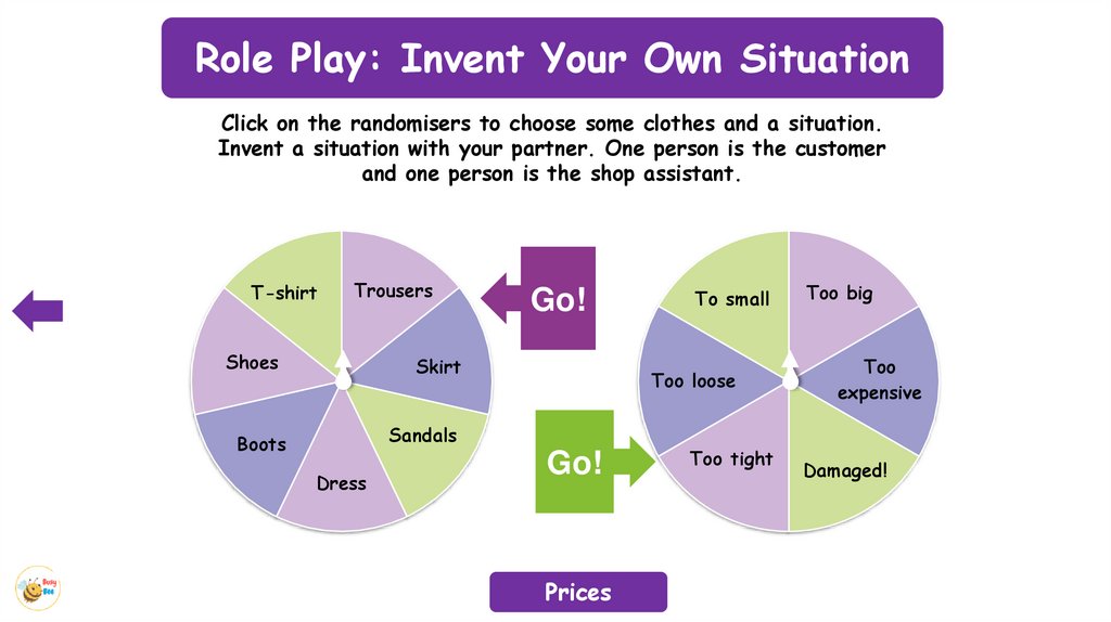Role Play: Invent Your Own Situation