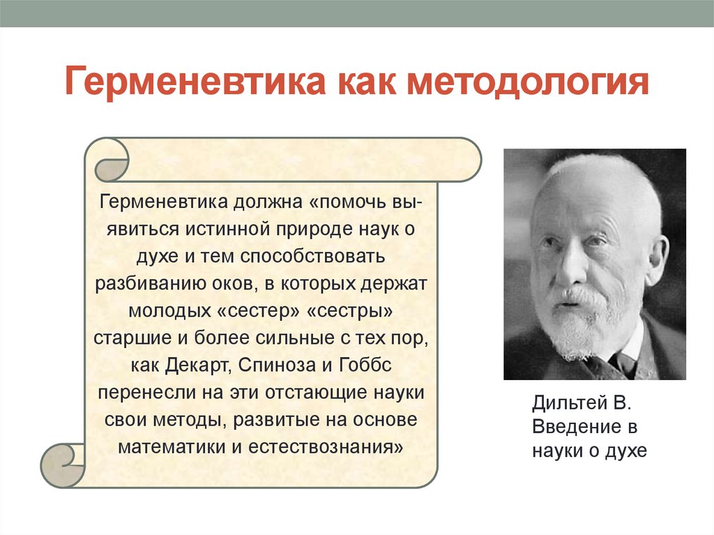 Герменевтика как методология