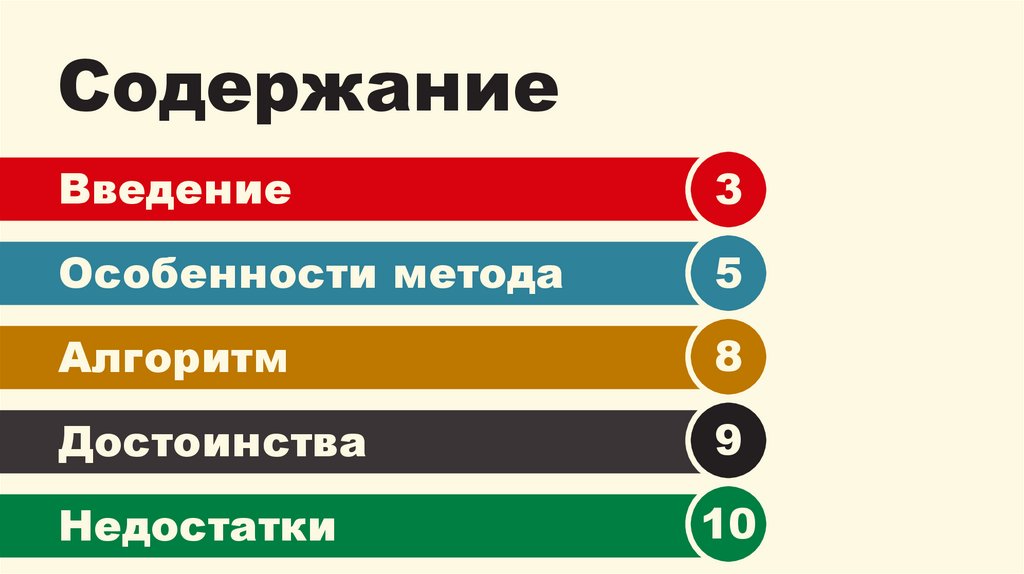 Содержание