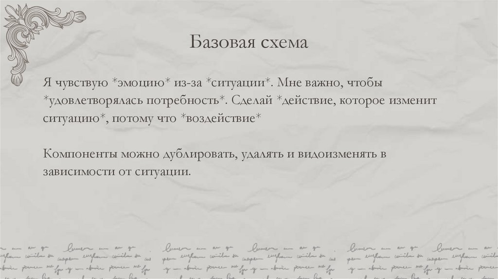 Базовая схема