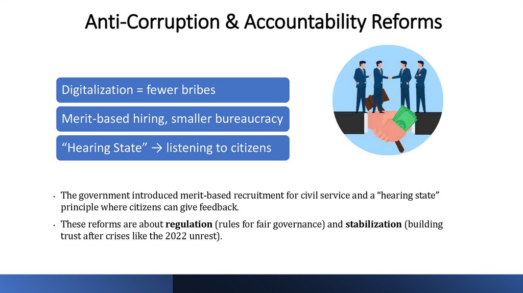 Anti-Corruption & Accountability Reforms