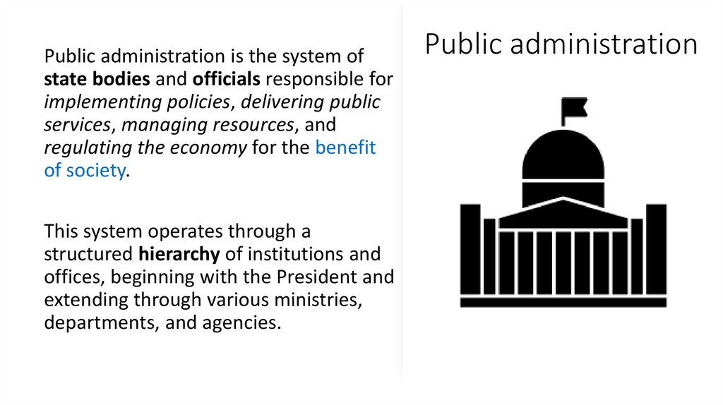 Public administration