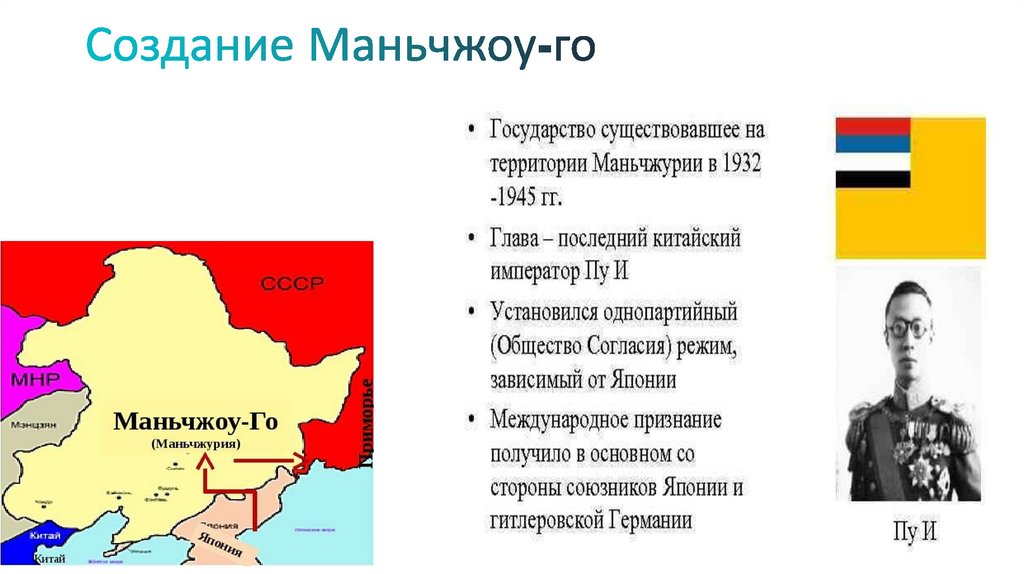 Создание Маньчжоу-го 