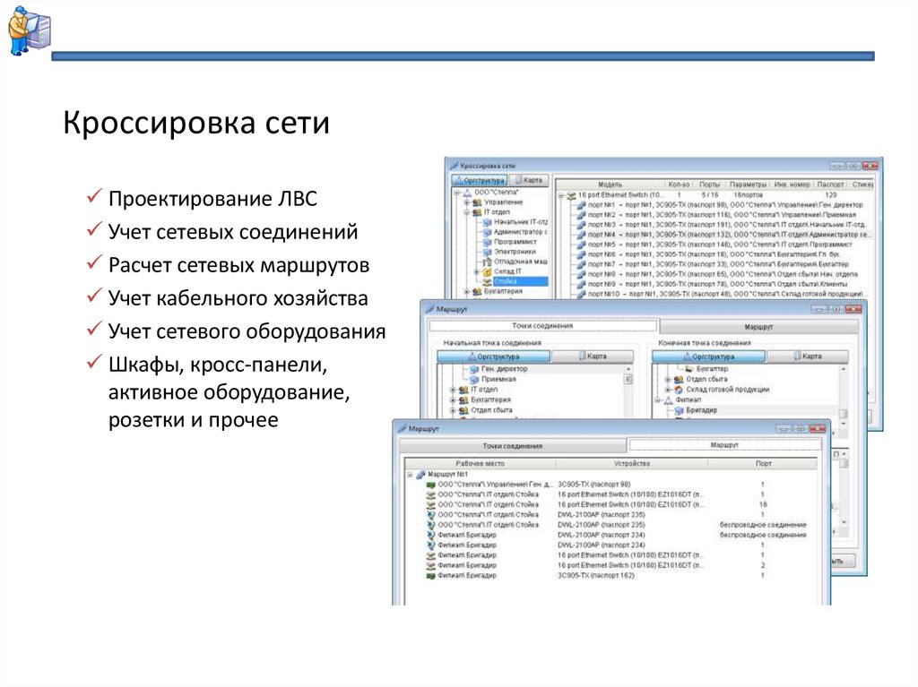 Кроссировка сети
