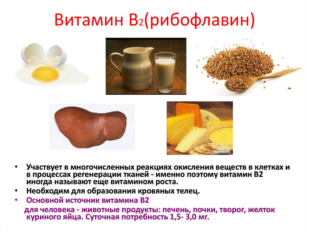 Витамин В2(рибофлавин)