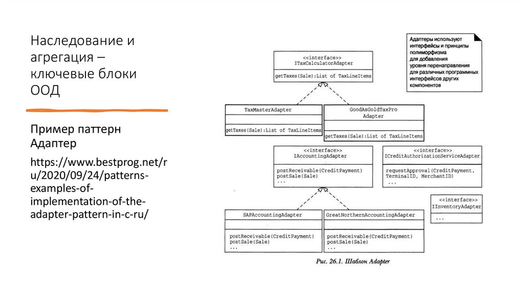 Наследование и агрегация – ключевые блоки ООД