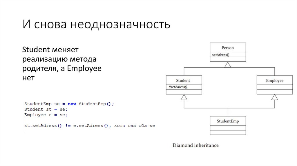 И снова неоднозначность