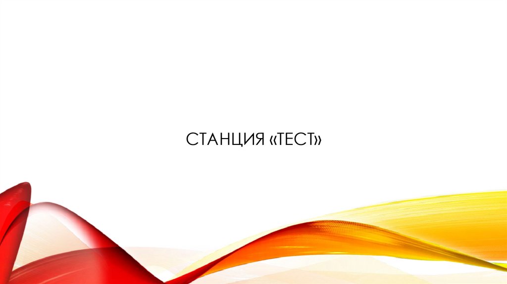 Станция «тест»