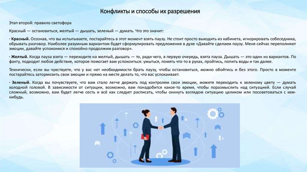 Конфликты и способы их разрешения