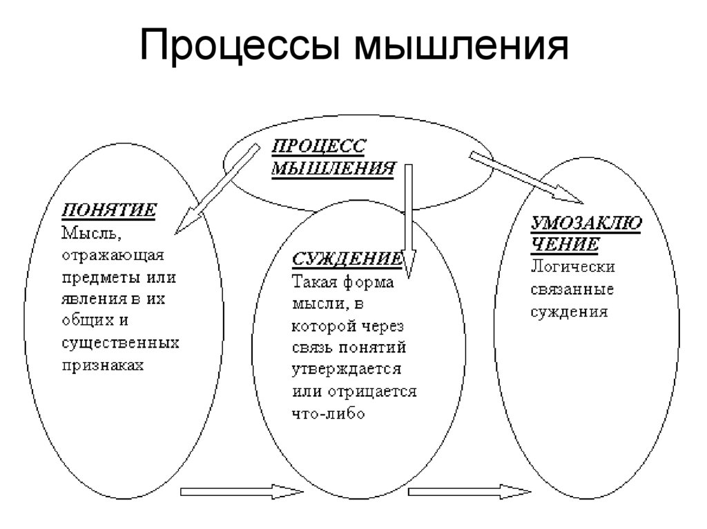 Процессы мышления