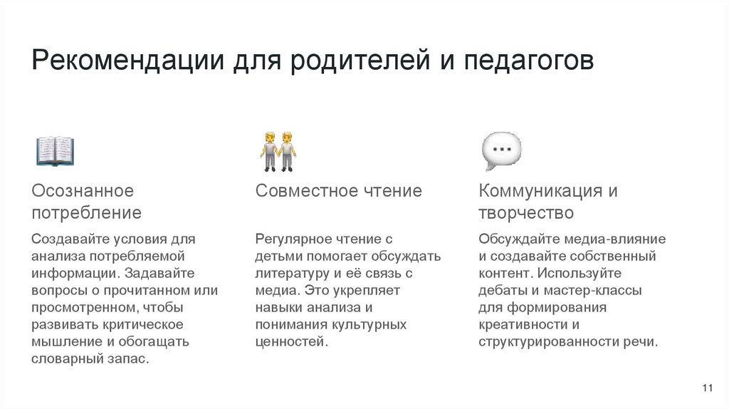 Рекомендации для родителей и педагогов