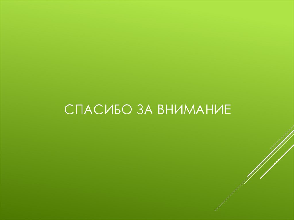 Спасибо за внимание