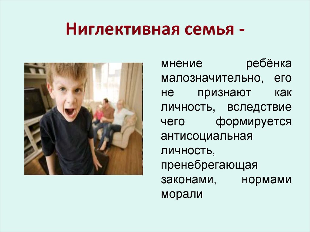Ниглективная семья -