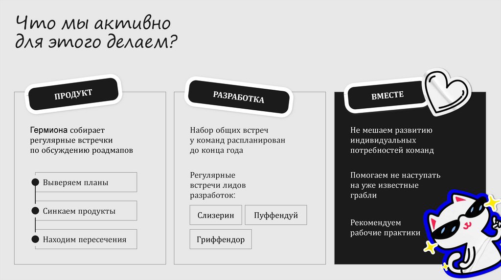Что мы активно для этого делаем?