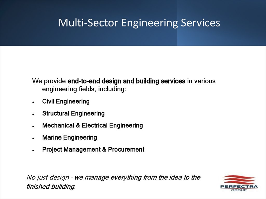 Multi-Sector Engineering Services